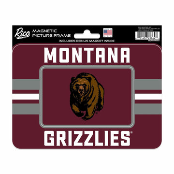 Rico Industries NCAA Montana Grizzlies Magnetic Picture Frame 5x6.75 Combo