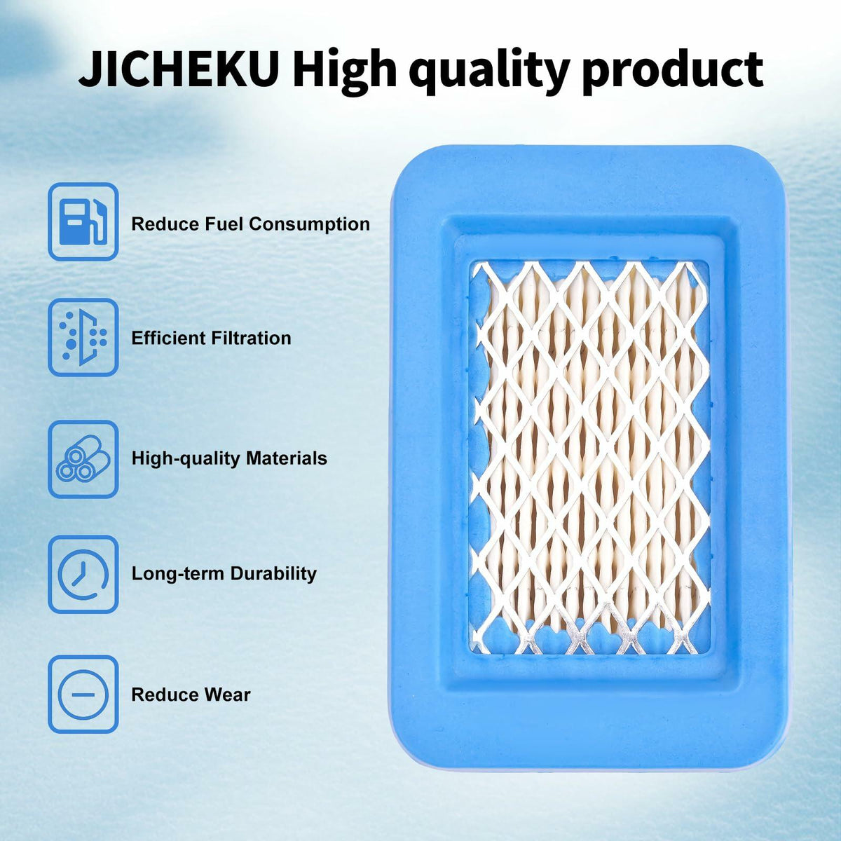 JICHEKU Air Filter A226000032 for Echo PB403 PB413 PB500 PB580 PB650 5PCS