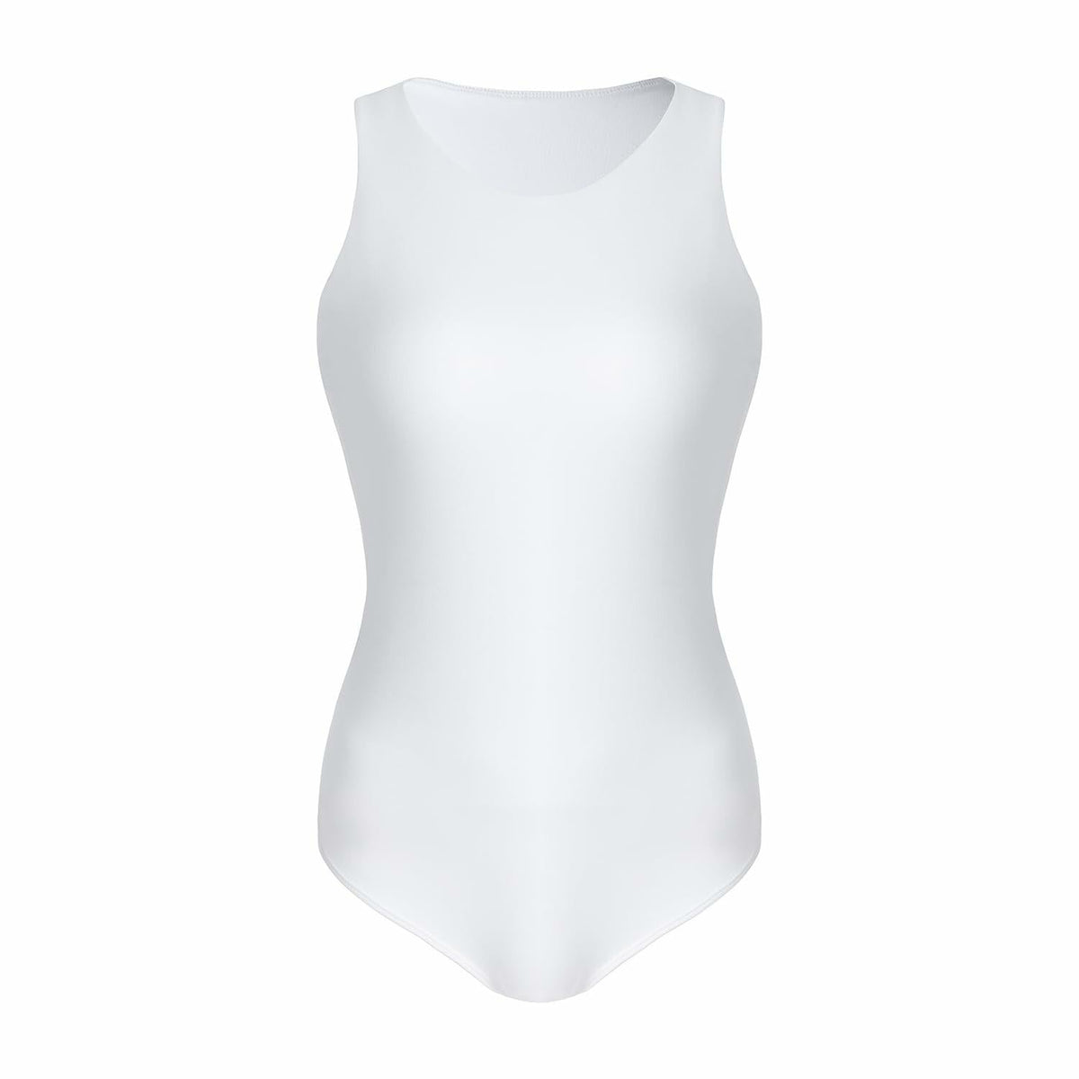 ALLBASE Women's Sleeveless Racerback Halter Bodysuit Black Size M