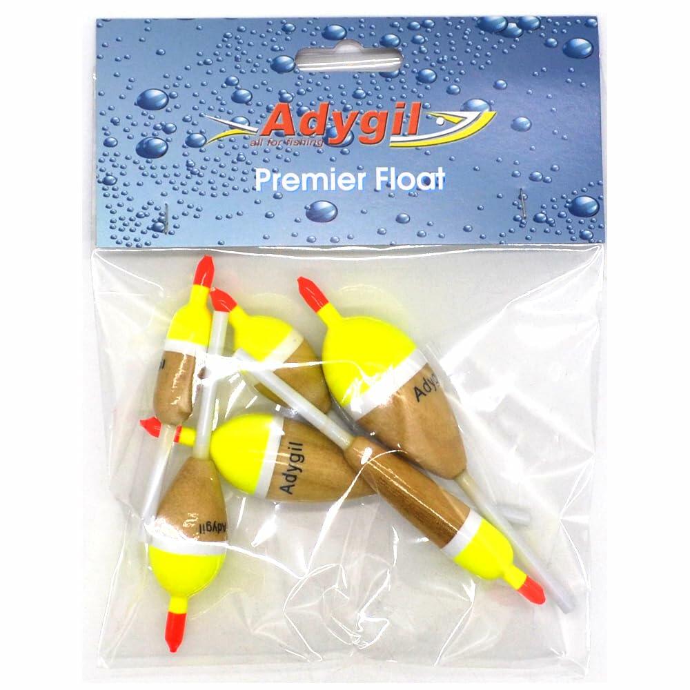Dimatteo Slip Sticks Floats 6 pcs Oval 1.1/8"-3/4", Pencil 3/8", Cylinder 1/2"