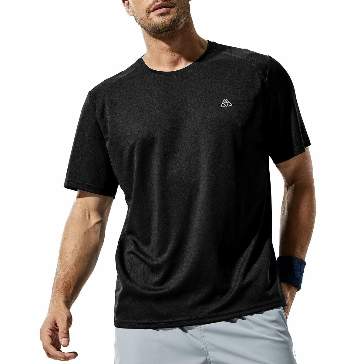 Haimont Men's Quick Dry Active Gym T-Shirt Army Green Size M