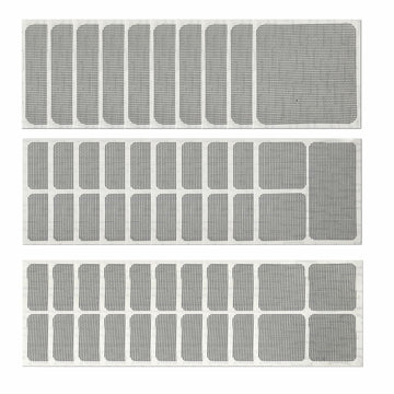EVKILKJS 30PCS Screen Repair Kit Black Fiberglass Tape Mesh Door Patch