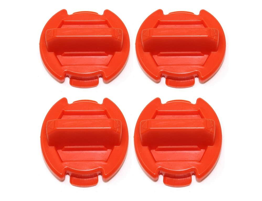 Turtle Den Polaris RZR Orange Floor Drain Plug 4 Pack Rubber