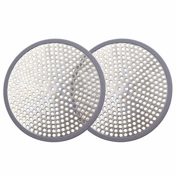 Shower Drain Hair Catcher Strainer by YOXITIXOY 118mm Stall Protector Silvery