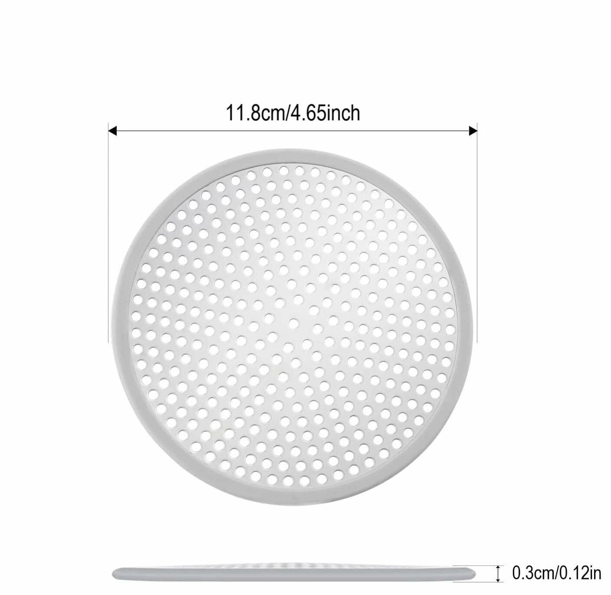Shower Drain Hair Catcher Strainer by YOXITIXOY 118mm Stall Protector Silvery