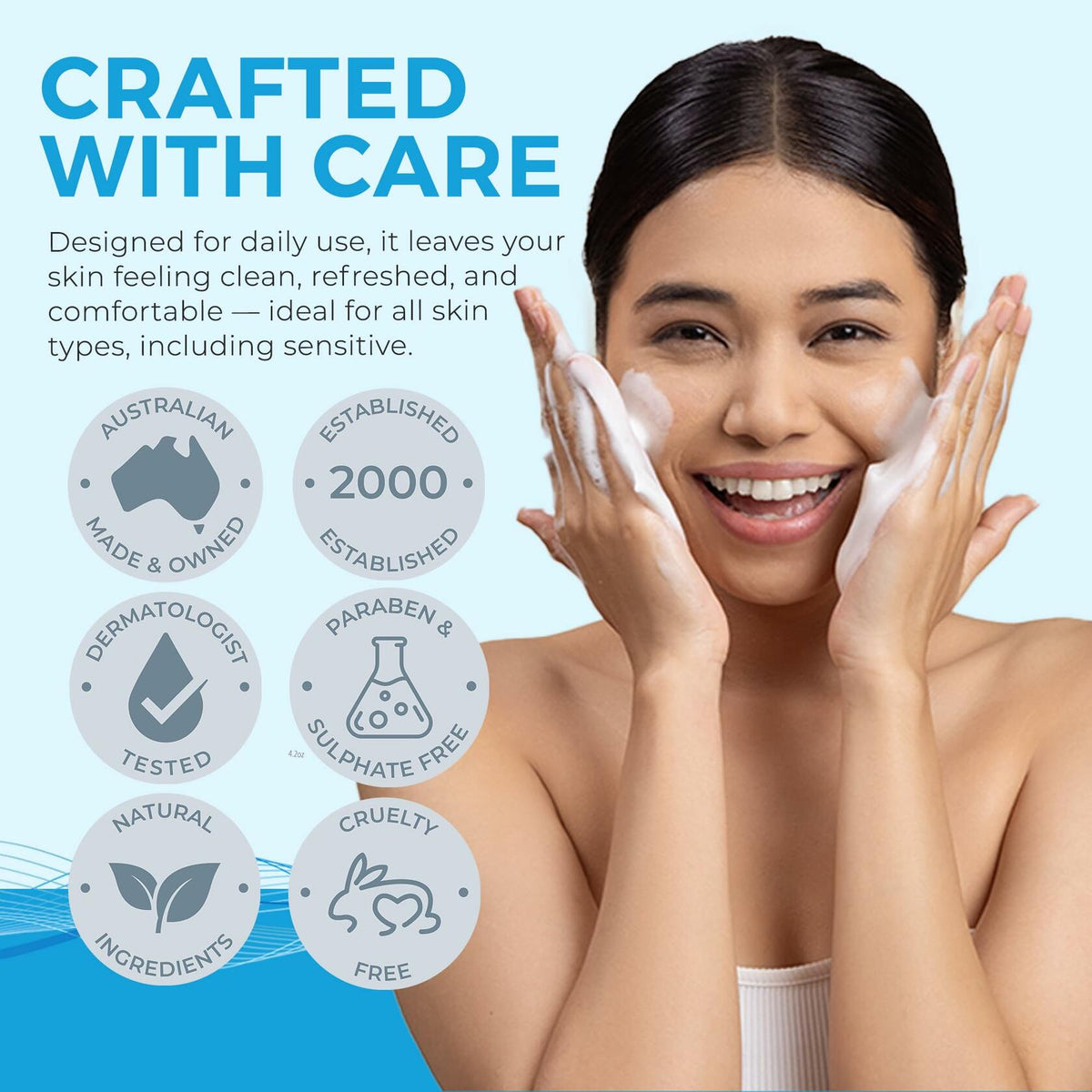 NEUTRIDERM Foaming Face Wash – Gentle Cleanser with Niacinamide&Vitamin C 150ml