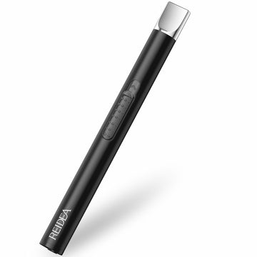 2PCS USB Rechargeable Arc Candle Lighter Windproof Flameless Black