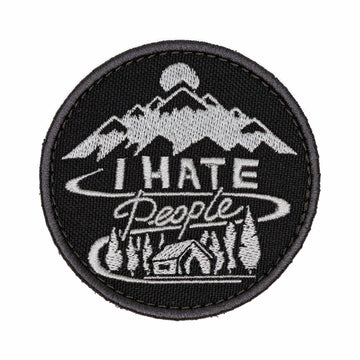 Funny Tactical Morale Patch "I Hate People" for Jackets, Bags, Gear