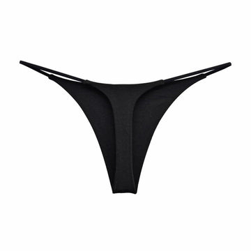 Topvee Women’s Cotton Thongs Panties Soft Stretchy Seamless G-String White S