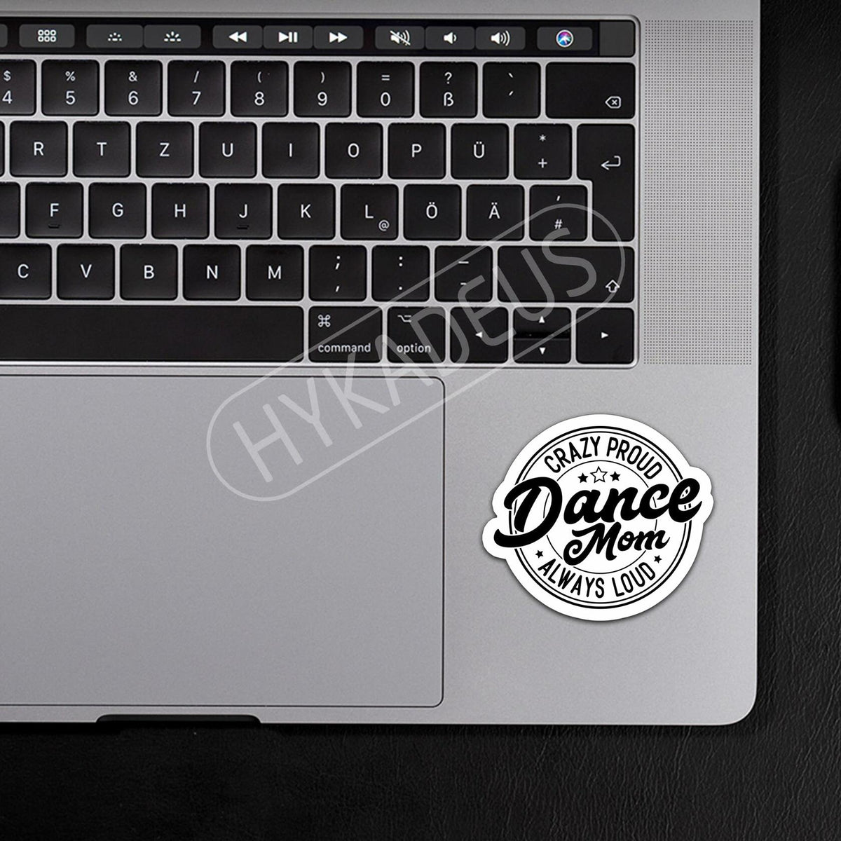 HYKADEUS Dance Mom Funny Vinyl Sticker 3Pcs Waterproof 3x2.8 Inch