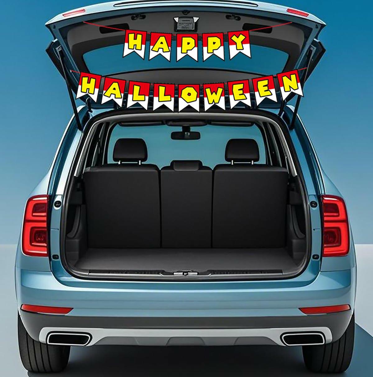 Halloween Trunk or Treat Happy Halloween Banner Garage Door Decor