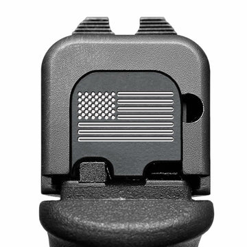 Milspin Glock Slide Back Plate American Flag CNC Stainless G43 G43X G48