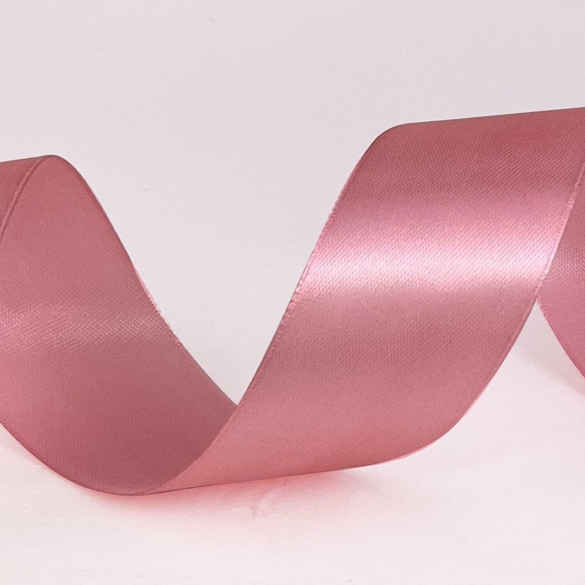25 Yards 1.5" Pink Satin Ribbon for Weddings, Crafts, Bouquets & Gift Wrapping