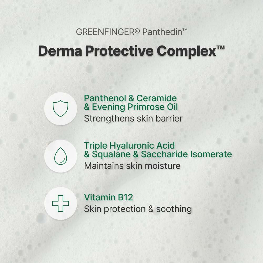 GREEN FINGER Panthedin Top to Toe Wash & Shampoo 7.8oz Sensitive Skin