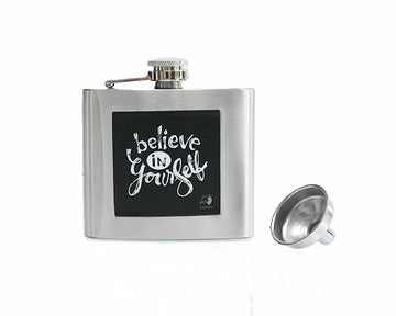 Lutong Stainless Steel Leakproof Hip Flask with Funnel – Pocket Gift Flask