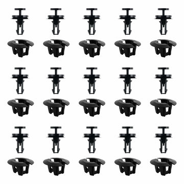 15-Pc Front Bumper & Splash Shield Retainer Clips Set – OEM 15733971/15733970