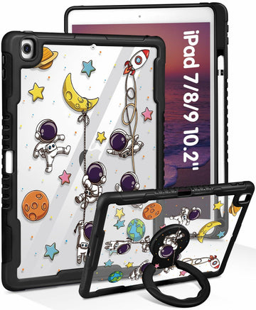 Uppuppy iPad 11” 11th Gen 2025 & 10.9” 10th Gen 2022 Case Girls Astronaut