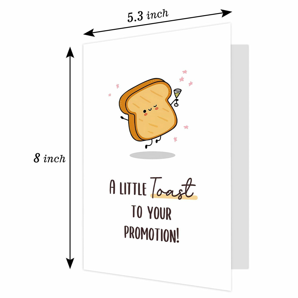 Ogeby Funny Toast Boss's Day Card for Boss, Leader, Coworker