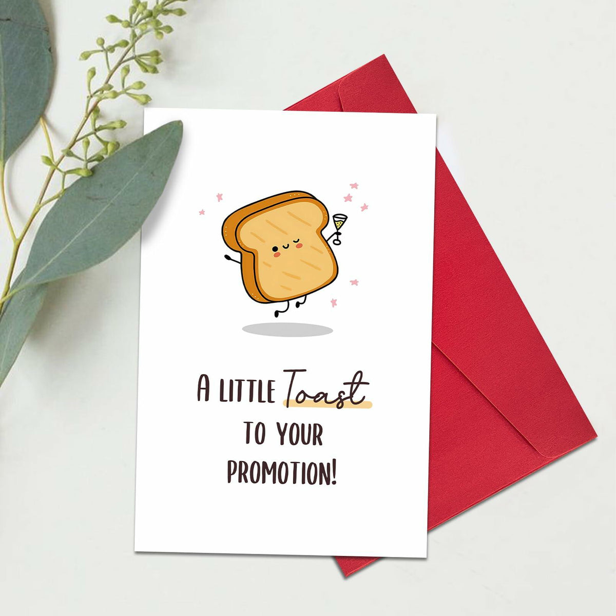 Ogeby Funny Toast Boss's Day Card for Boss, Leader, Coworker