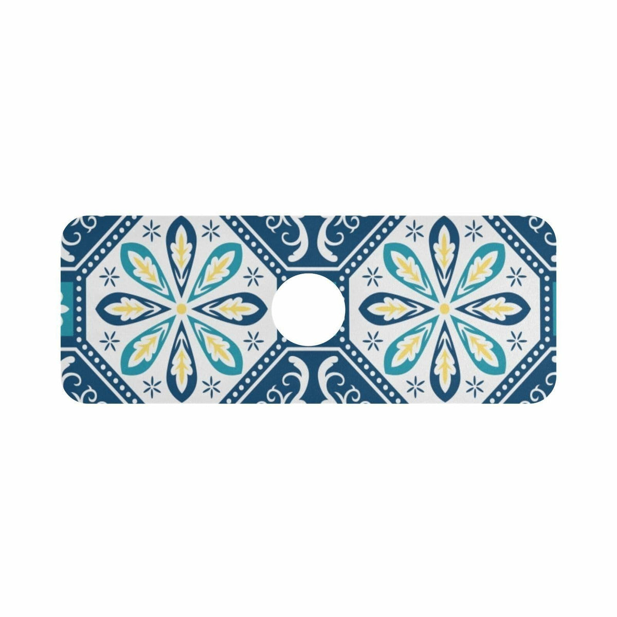 Kitchen Sink Splash Guard 14.7" Faucet Mat Water Absorbent Foldable Washable