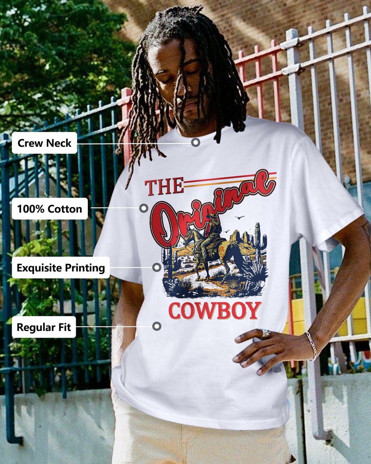 Miss Adola Mens Graphic T Shirt Cotton Crew Neck Short Sleeve Horseback Small