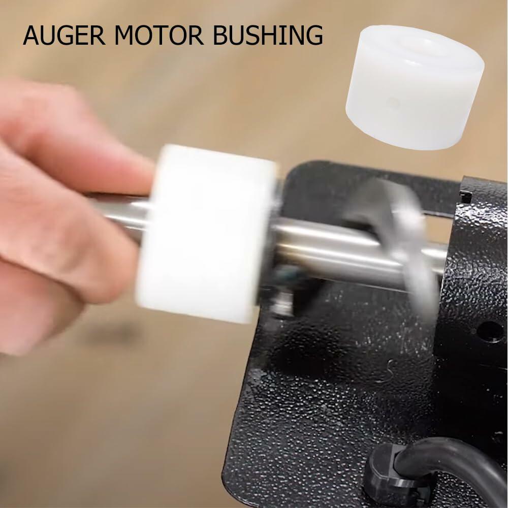 JIN BETTER GRILL PARTS Auger Motor Bushing Replacement ABS Milky White