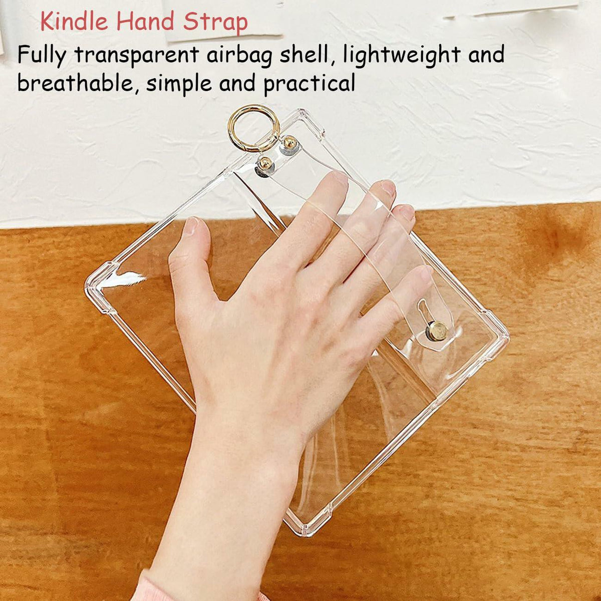 UMUBUHOMS Clear Silicone Case Hand Strap for 7 Inch Kindle Oasis 9th/10th Gen