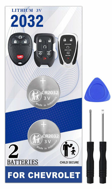 Chevy & GMC Key Fob Battery Replacement for Silverado, Equinox, Malibu, Tahoe