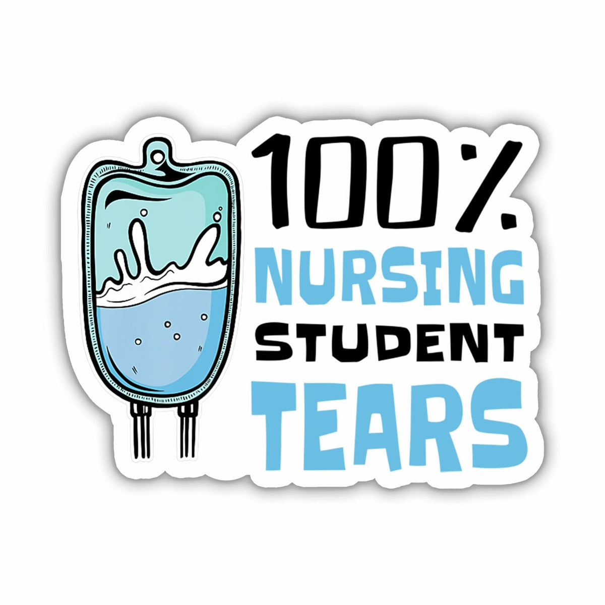 3Pcs Nursing Student Stickers Nurse Medical Vinyl Waterproof Decals 2in