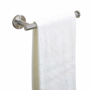 TASTOS Hand Towel Holder Brushed Gold Stainless Steel Wall Mounted 9in