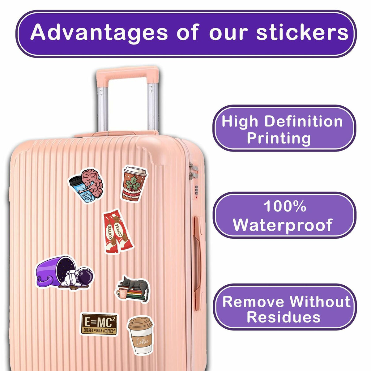 BIGZORO 50PCS Baseball Stickers Waterproof Vinyl Decals for Car Laptop Bike