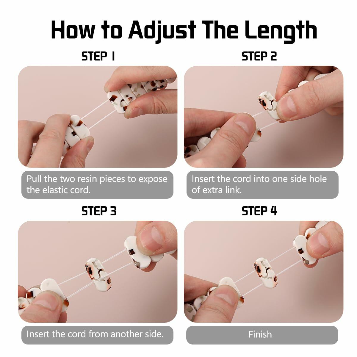 MAIRUI Resin Stretchy Watch Band for Apple Watch 41/40/38mm Slim Elastic Strap