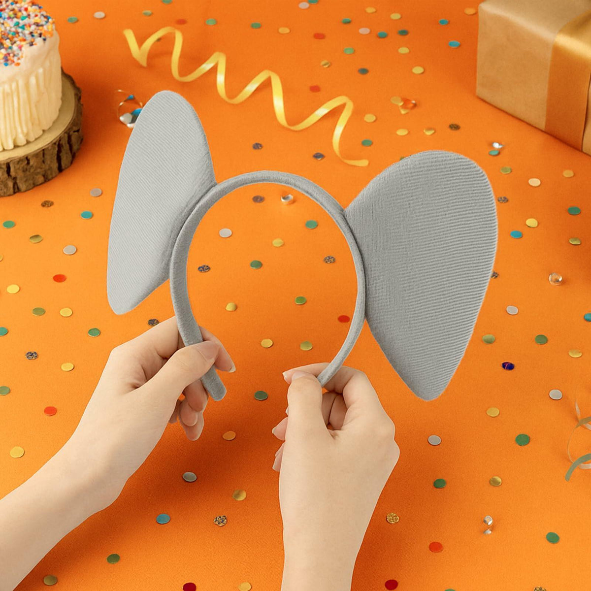 TopTie Dalmatian Plush Headband Ear Horn Hair Hoop Kids & Adults Party