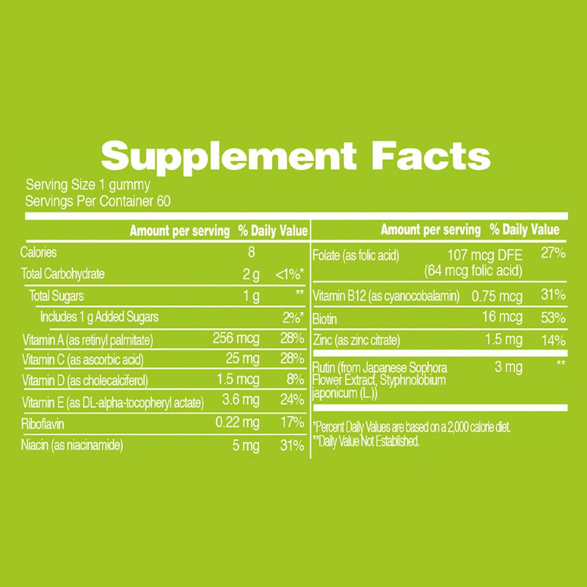 FREEYU Kids Immunity Multivitamin Gummies B12 Zinc Vitamin C 60ct