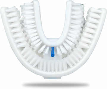 VWHITE U Shaped Replacement Head Ultrasonic Toothbrush White Adult Soft Silicone