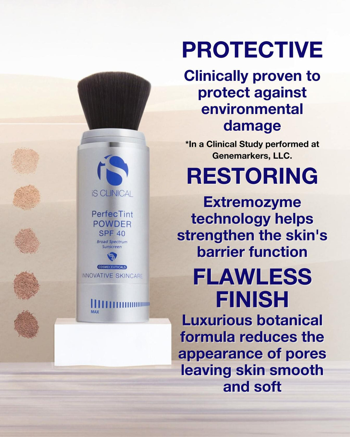 iS CLINICAL PerfecTint Loose Face Powder SPF 40 Tinted 0.12oz