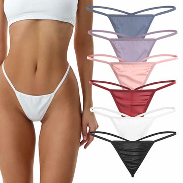 Lanuitjoy G-string Thongs Women No Show Panties Size Womens