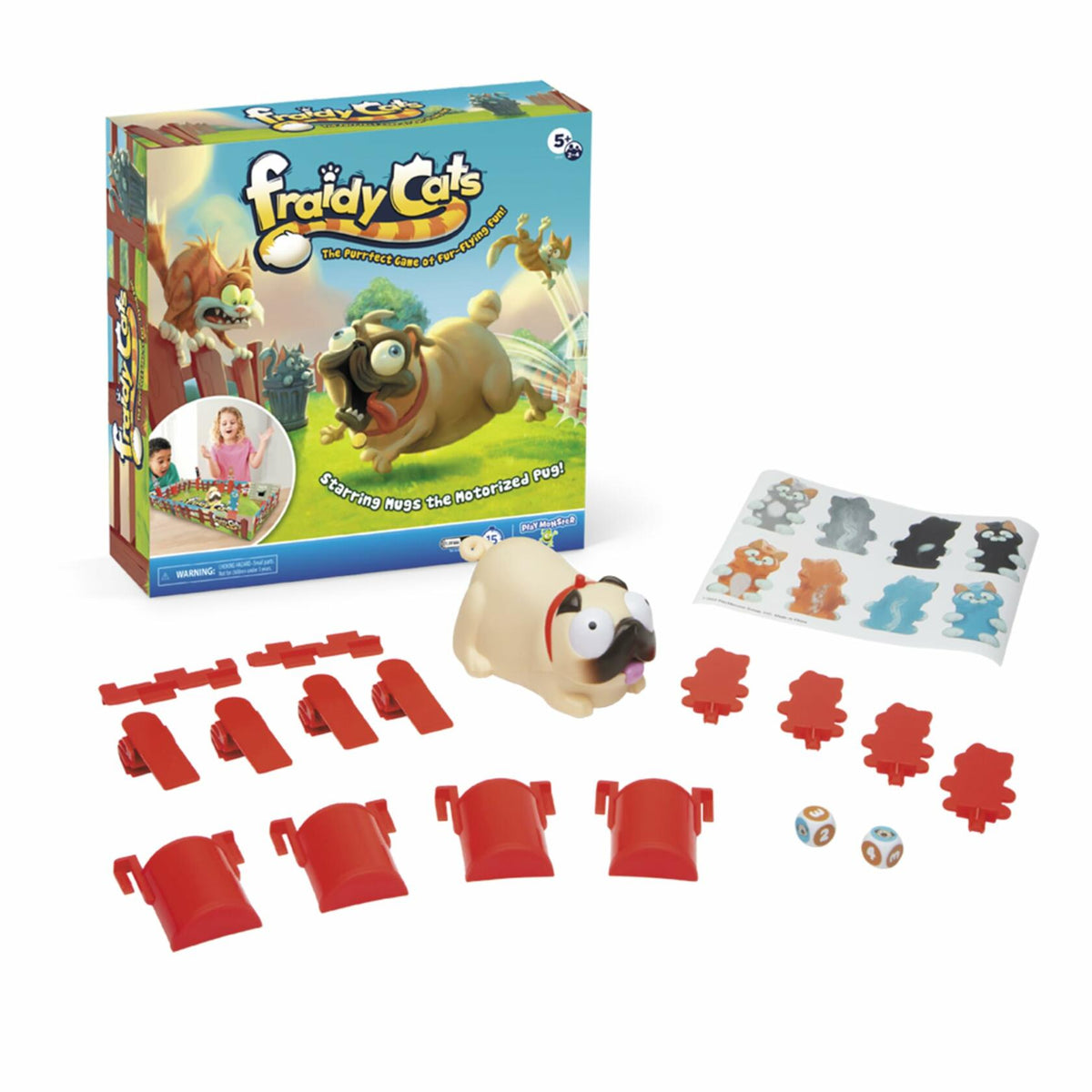 PlayMonster Fraidy Cats Interactive Kids Board Game Ages 5+ 2-4 Players