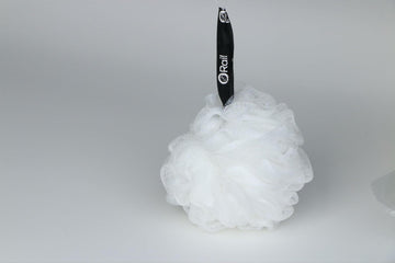 Rail 70g Loofah Sponge Exfoliating Bath Body Scrubber Mesh Pouf White