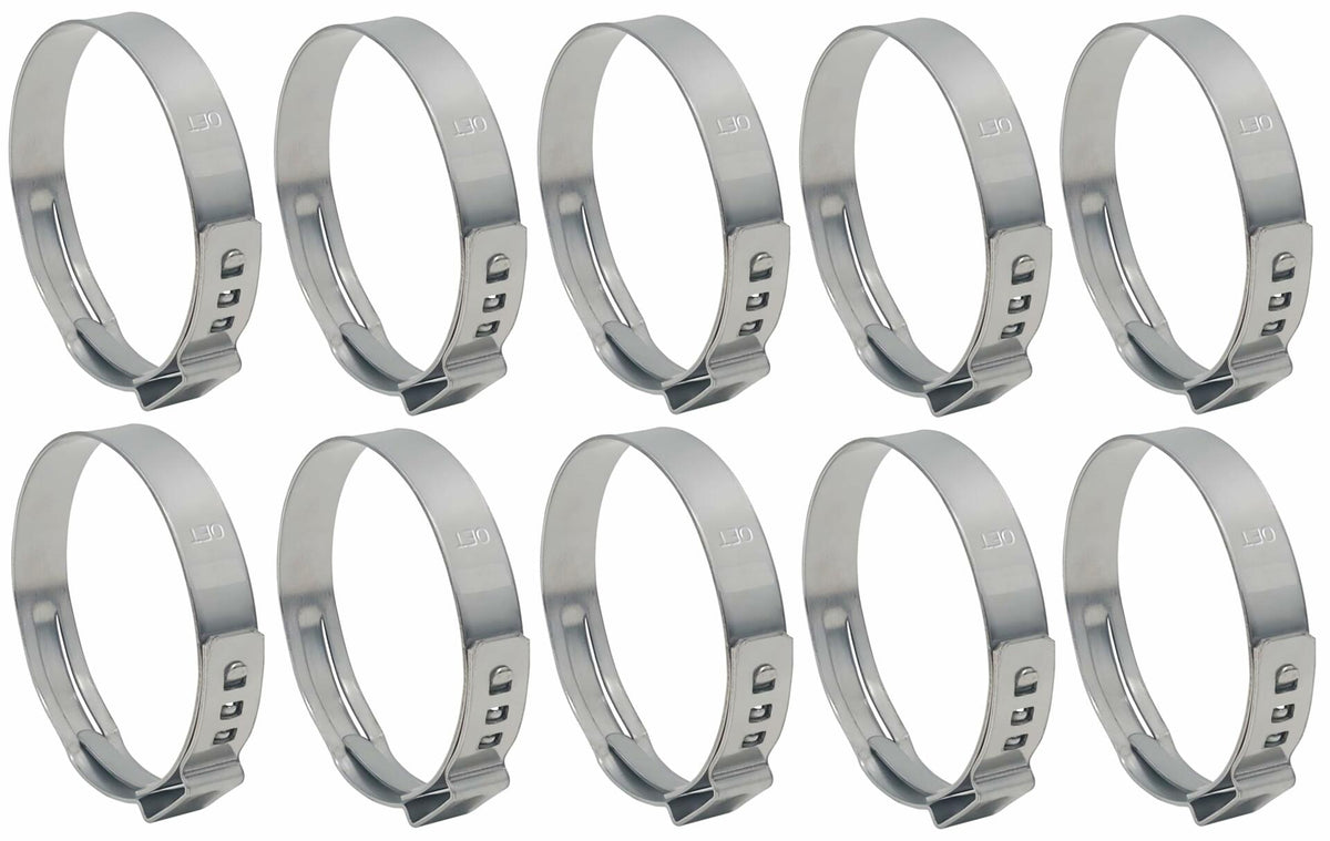 OCS Parts Oetiker Ear Clamps 167 Series 304 Stainless Steel 38.5mm 10 Pack
