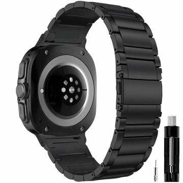 Arsfit Titanium Band Compatible Samsung Galaxy Watch Ultra 47MM Black