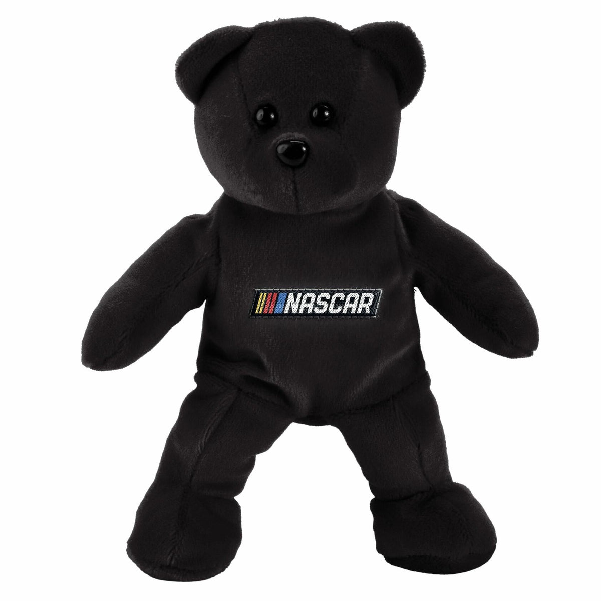FOCO NASCAR Solid Bear Plush Stuffed Teddy Black 0.2lb