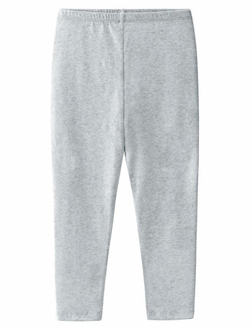 CETKIT Toddler Girl Leggings Cotton Stretchy Workout Pants Light Grey Size 4T