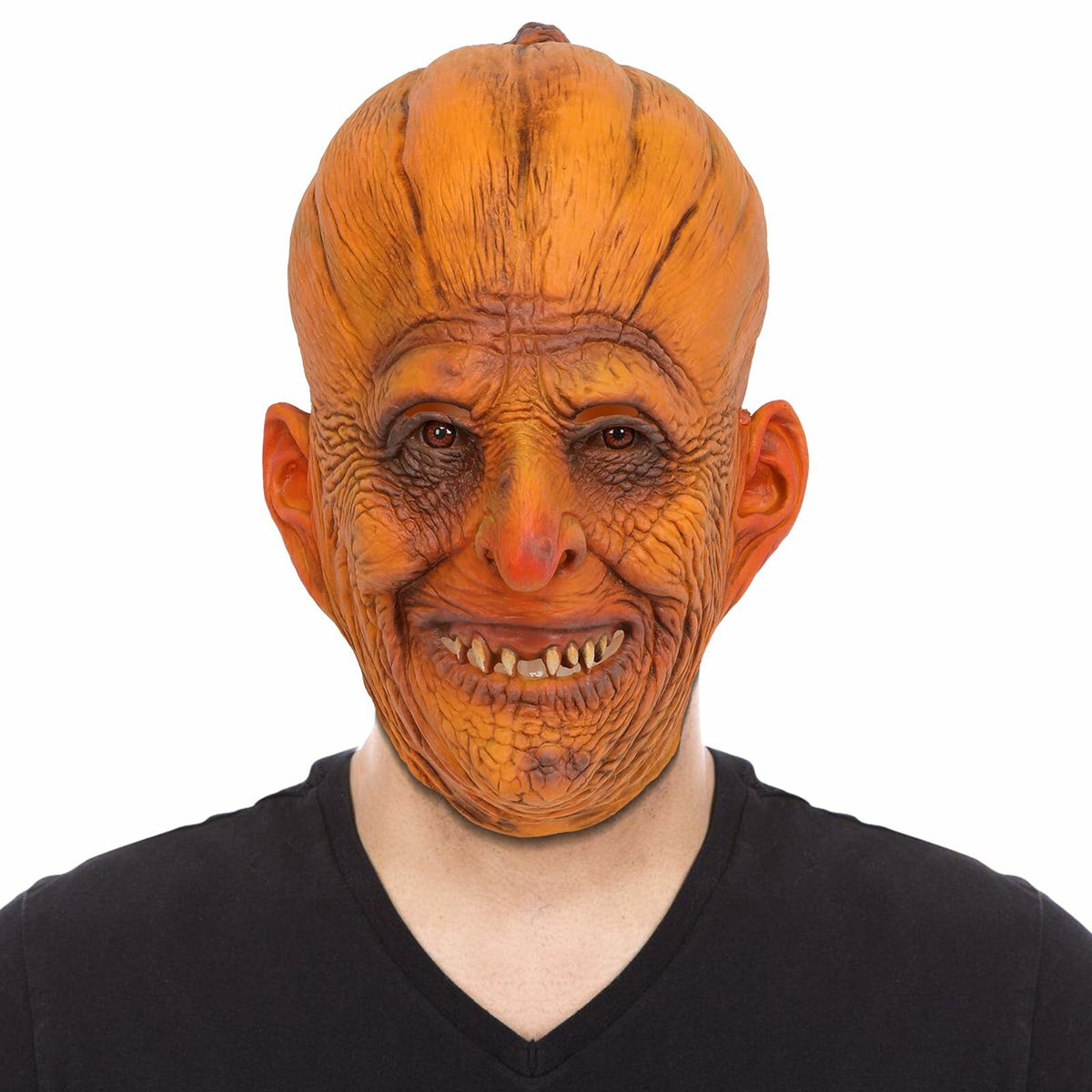 stepsin Scary Pumpkin Mask Full Head Latex Halloween Cosplay Monster