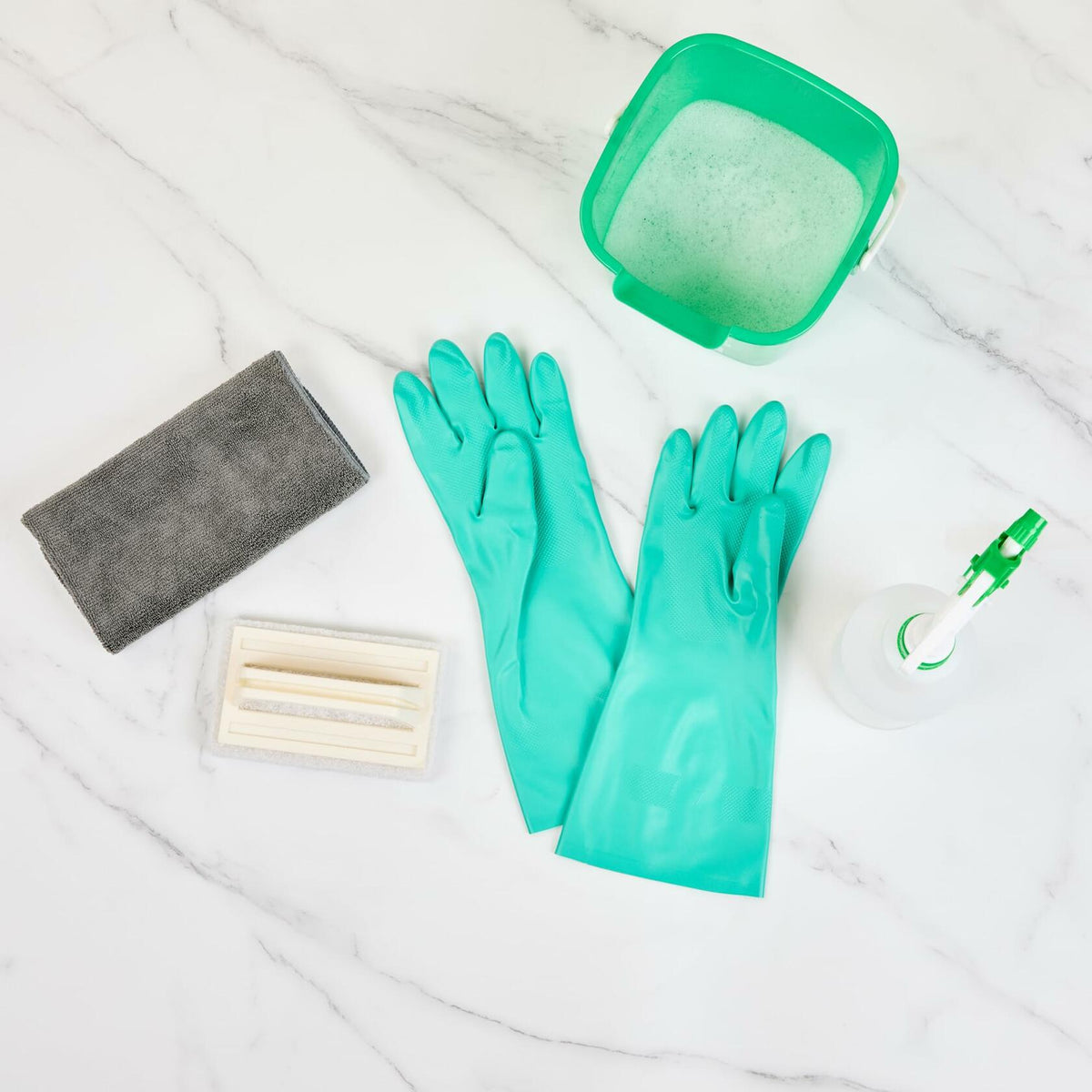 Clean Tek Professional 15 Mil Small Green Nitrile Gloves 1 Pair