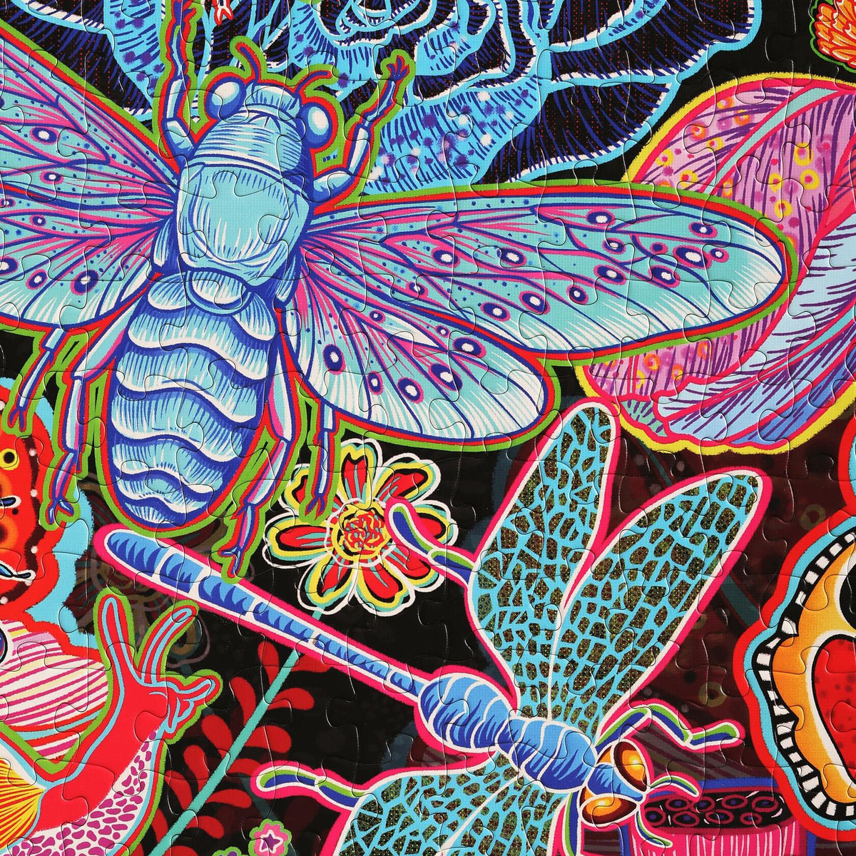 Graphinee 1000pcs Insects Garden Jigsaw Puzzle Colorful Family Game