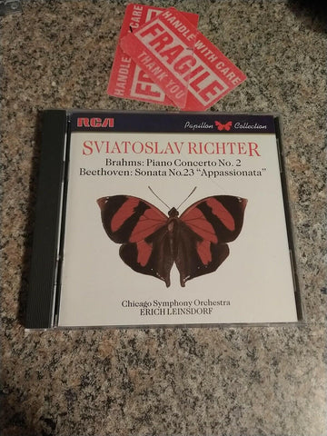 Brahms Piano Concerto No. 2 Beethoven Piano Sonata No. 23 Classical CD