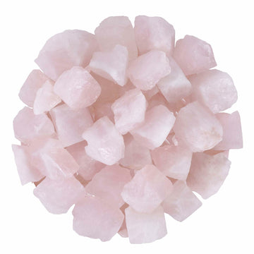 Rose Quartz Raw Healing Stones 1/2lb Pink Rough Crystals Bulk
