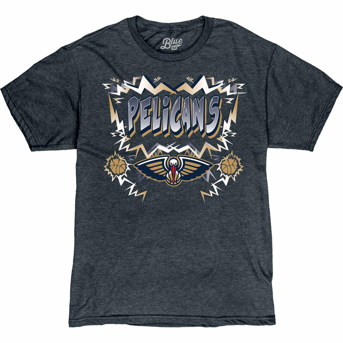 New Orleans Pelicans NBA Officially Licensed Heathered Team Color T-Shirt XXL