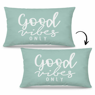 Mingnei Motivational Quote Green Flannel Throw Pillow Cover 12x20